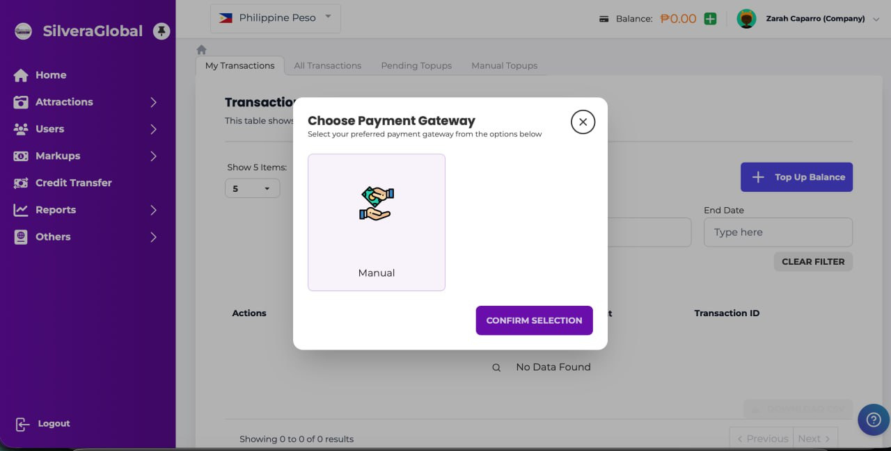 Choose Payment Gateway